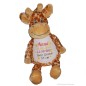 Preview: Giraffe Stofftier mit Wunschdaten